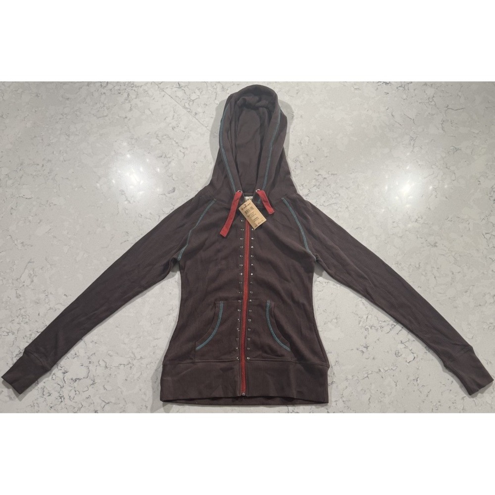 NWT Ariat Maya Zip Hoodie Womens Medium Bitter Chocolate 10015672